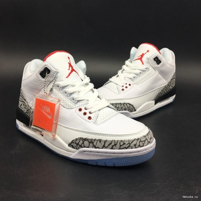 Cheap TB Throw Free 923096- Cement Tailored 3851 Line Jordan3 White 1013
